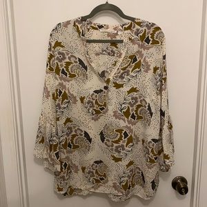 Violet + Claire patterned blouse